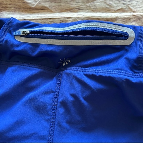 ATHLETA Womens  READY SET GO 2-in-1 Running Blue/Black Size XS Pulse Shortie - Picture 7 of 7